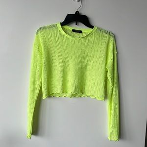 Neon crop top